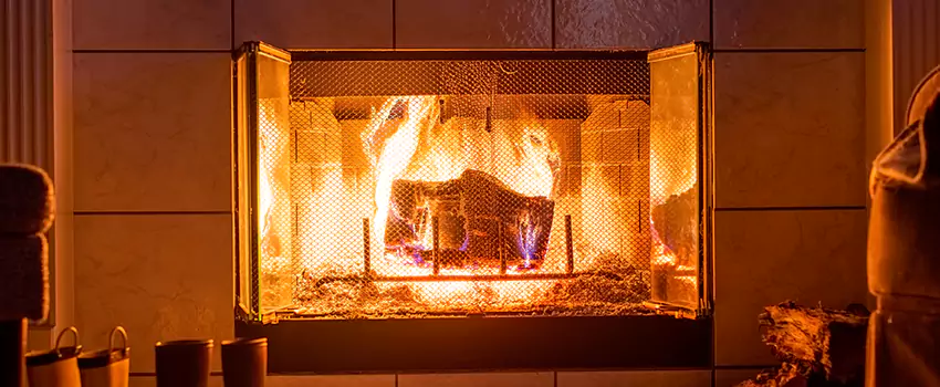 Mendota Hearth Landscape Fireplace Installation in Binghamton, New York