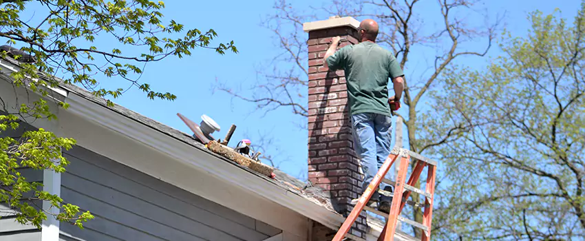Vinyl and PVC Chimney Flashing Installation in Binghamton, NY
