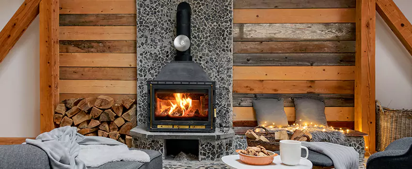 Thelin Hearth Products Direct Vent Gas Stove Fireplace Inspection in Binghamton, New York